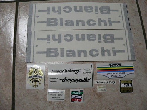 Bianchi bici bike vinyl - bike,